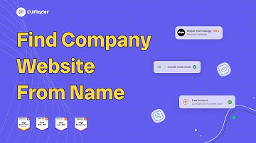 How to Find Company Websites from Names Using CUFinder