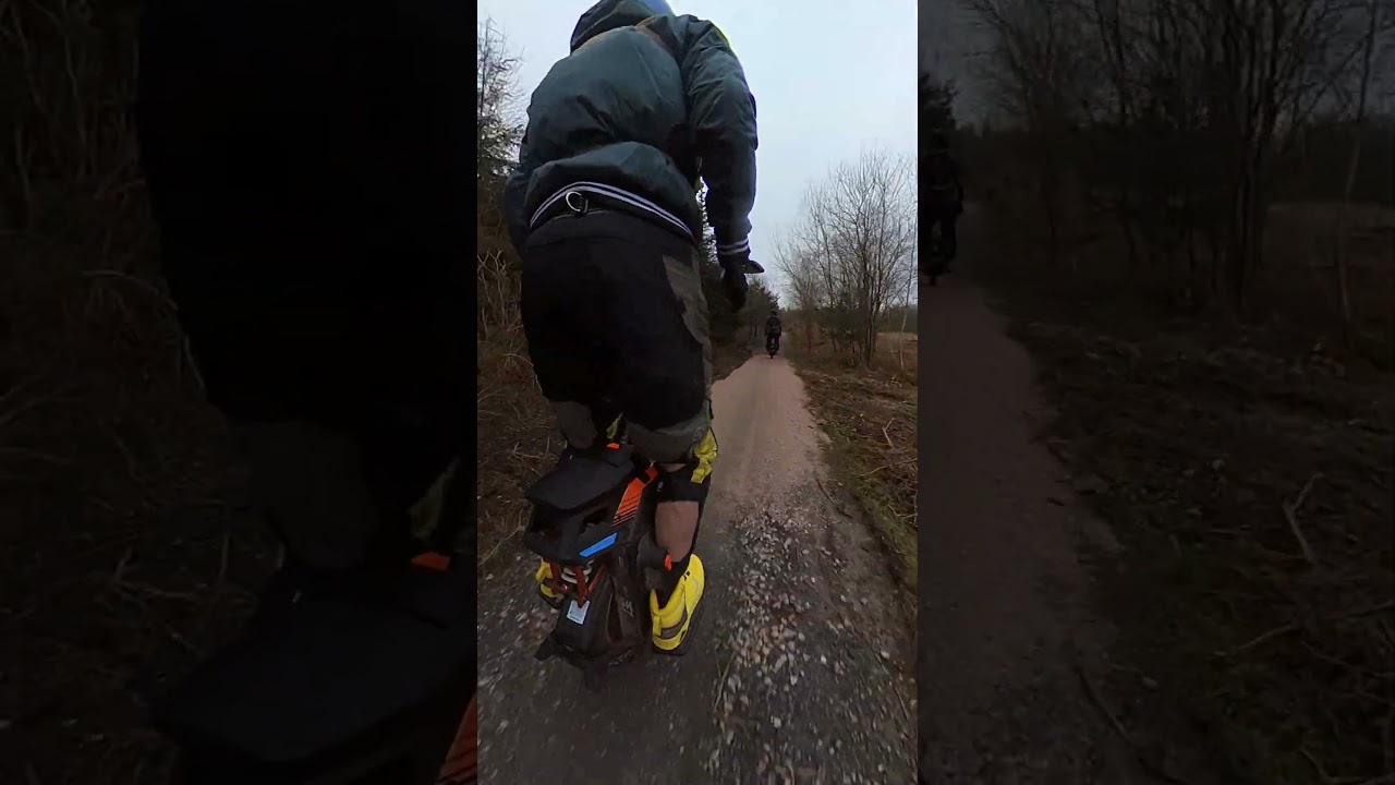 EUC ride at Haldon Hill Forest Park - Inmotion V14 