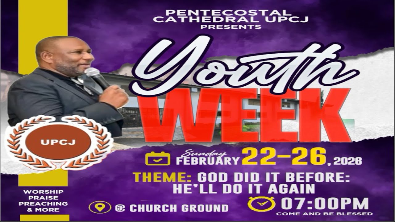 Youth Week 2026| Night 3| February 24, 2026| God Did It Before; He'll Do It Again