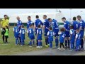 Avant le match de la montée en PH l&#39;école de foot accompagne les joueurs , SJ Macau-Hagetmau (2 à 1)