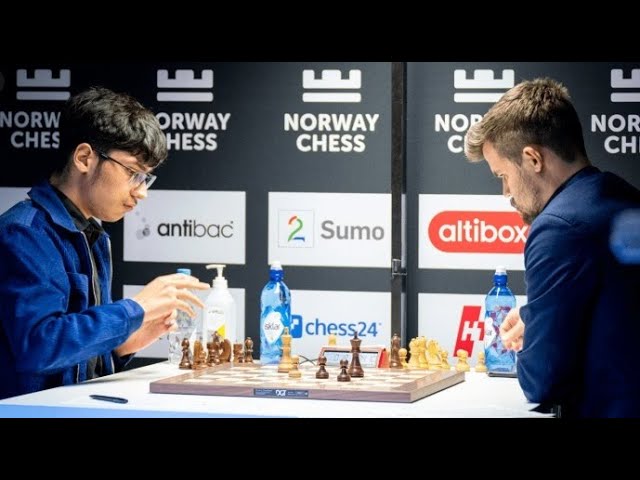 noticias - Norway Chess (2): Firouzja vs. Carlsen ¡BANDERA