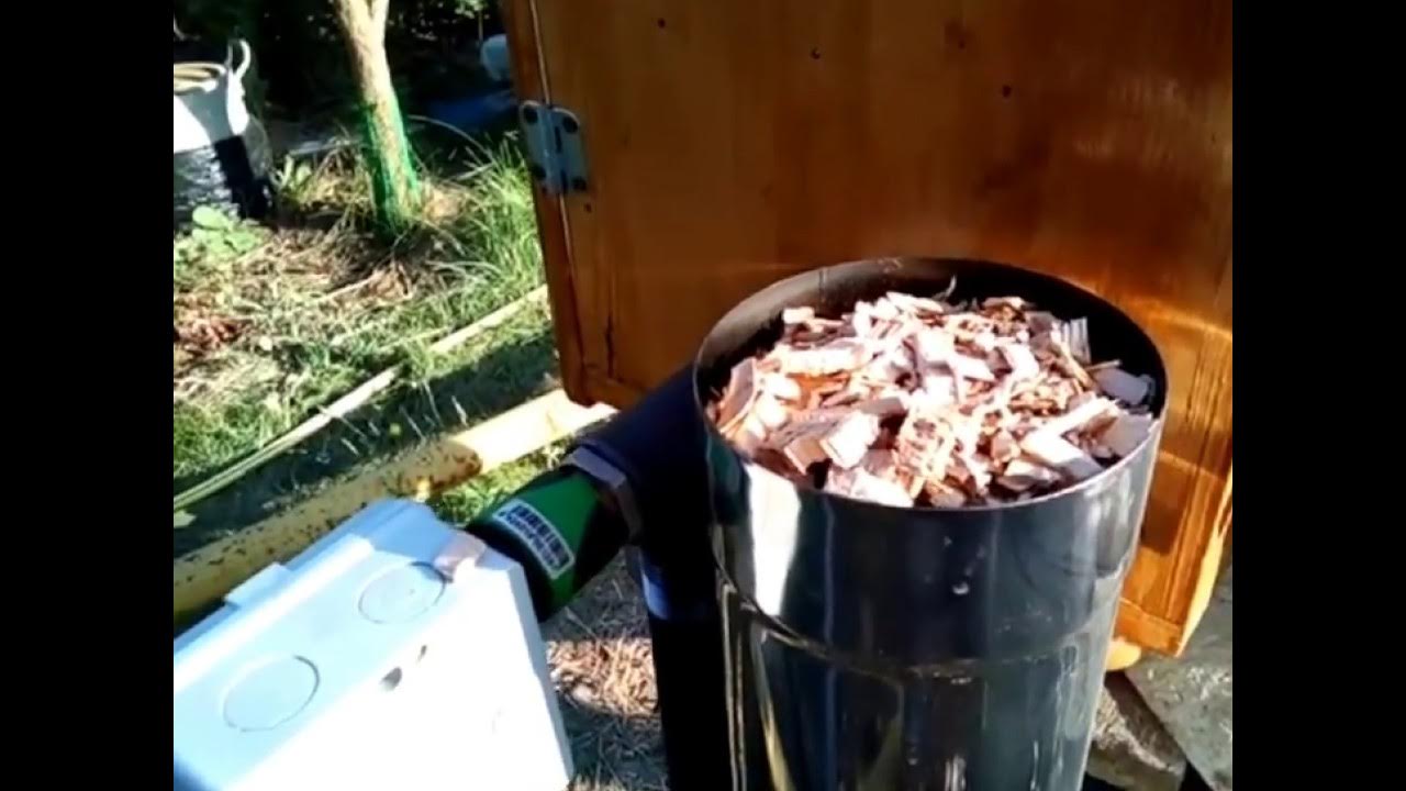 Холодное копчение первый опыт - YouTube