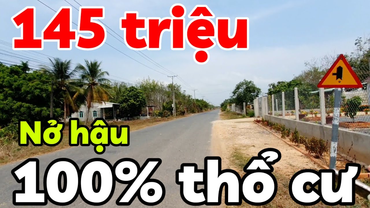 Bán 6 lô đất 100% thổ cư nở hậu giá 145 triệu bao sổ hồng cách đường nhựa 100m ở xã Hòa Hội Tây Ninh
