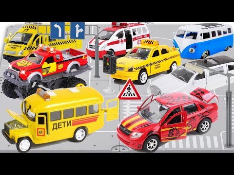 Машинки Технопарк Служебный и легковой транспорт