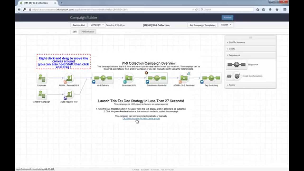 W-9 Collection - Infusionsoft's January '15 Free Campaign of the Month