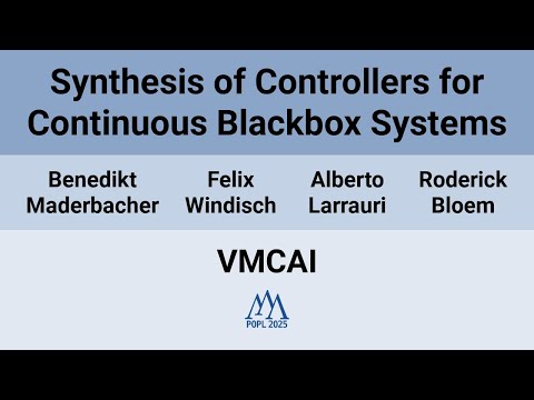 [VMCAI'25] Synthesis of