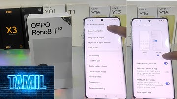 How to Hide Navigation Bar in OPPO RENO 8T 5G in Tamil | how to hide navigation bar buttons