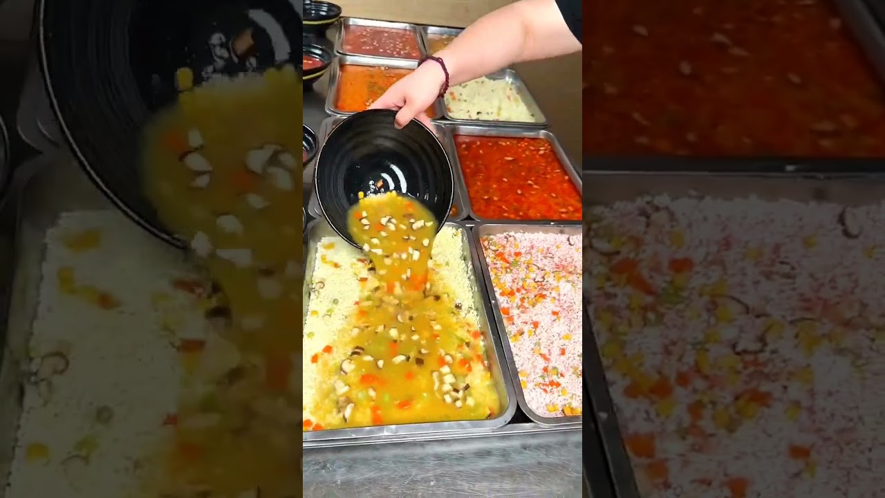 🥰Satisfying with hot street food🥳