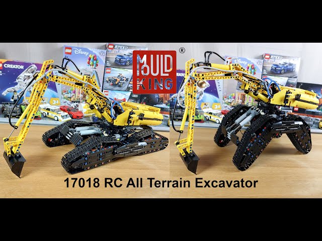 Mould King 17018 RC All Terrain Excavator / Speedbuild #mouldking #allterrain #excavator