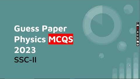 Guess paper physics 2023 class10 MCQs|Physics 10 SSC-2 SLOs Guess Paper 2023|Federal Board |MCQS HUB