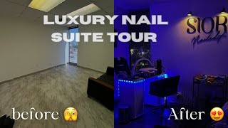 My Luxury Nail Room Tour + Everything  you need as a beginner nail tech 