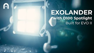 FoxFury D100 Spotlight with EXOLANDER for EVO II