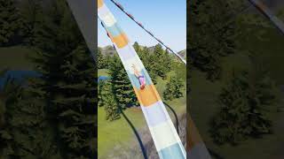 😳 Who Designed This CRAZY Slide?! 😱#waterslide #fear #extreme