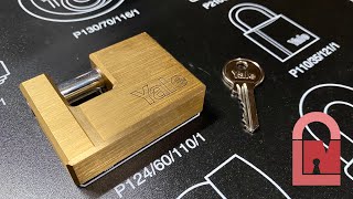 Yale P124/60 Shutter Lock Picked