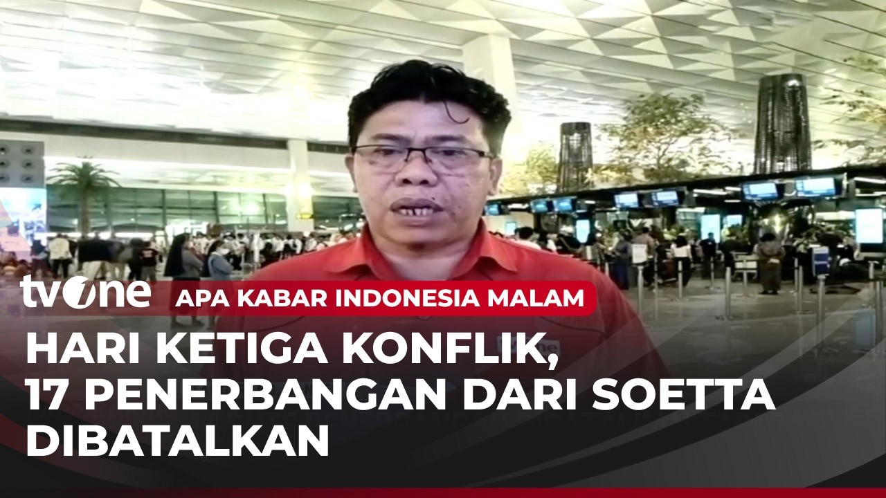 17 Rute Penerbangan ke Timur Tengah dari Bandara Soetta Dibatalkan | AKIM tvOne