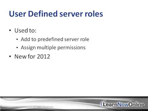 Trailer for SQL Server 2012: Security and Resource Management