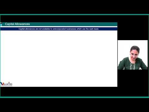 Tax - Chapter 8 (Capital Allowances)