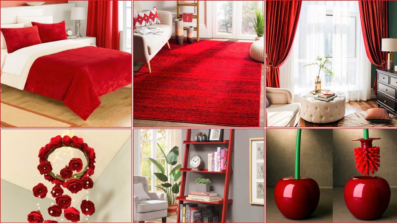 Bedroom Colour Scheme Red Bedroom Theme Ideas Creative home decor 