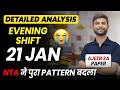 JEE Mains 2026 : 21 January Shift 2 Analysis | Paper Level, Weightage, Cutoff | eSaral