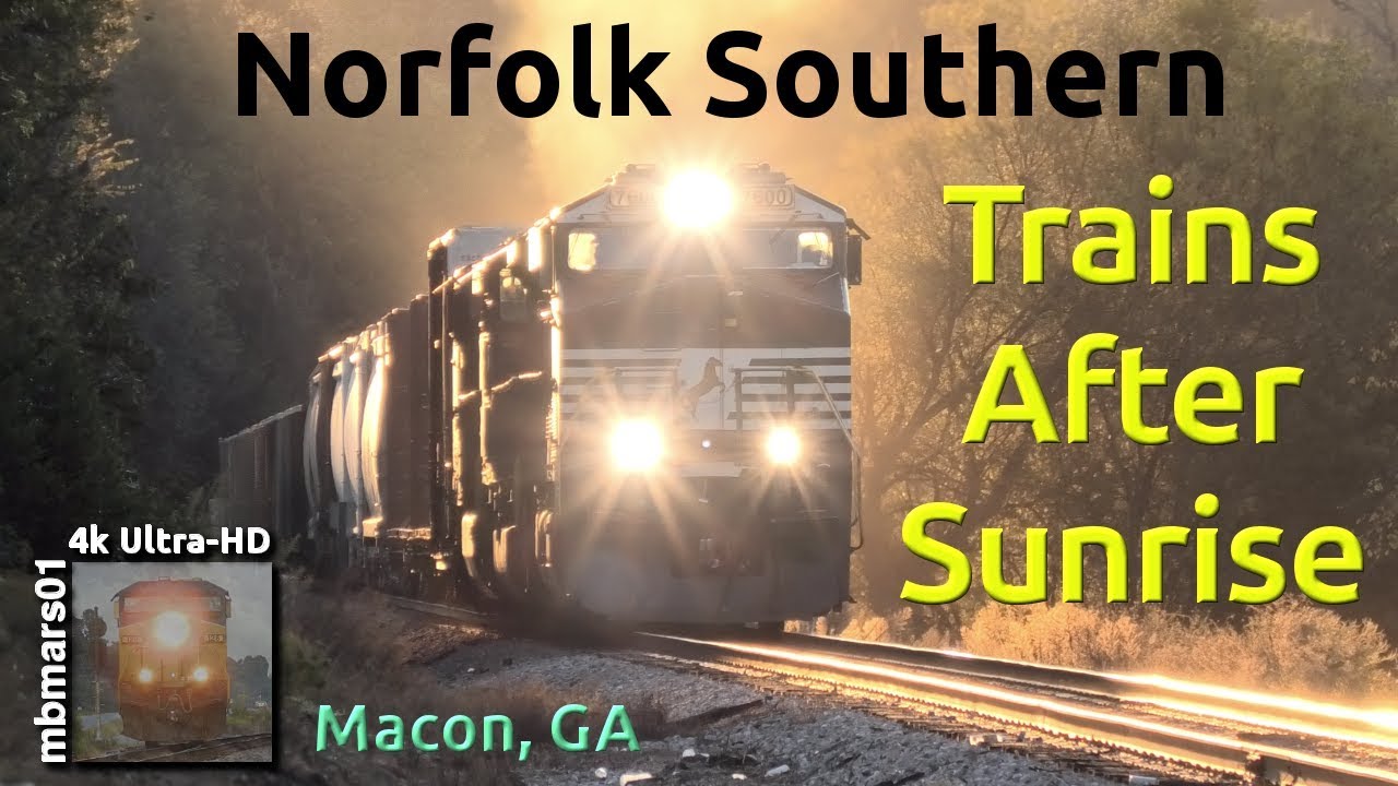 7b 4k Norfolk Southern Trains After Sunrise Macon Ga 11 09 19 Youtube 7b 4k Norfolk Southern Trains After Sunrise Macon Ga 11 09 19 Youtube