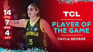 Cayla George 🇦🇺 | 14 PTS | 7 REB | 4 AST