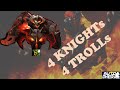 DOTA AUTO CHESS - 4KNIGHTS  AND 4TROLLS COMBO