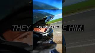 Biker Crashes Partner’s Bike 😬