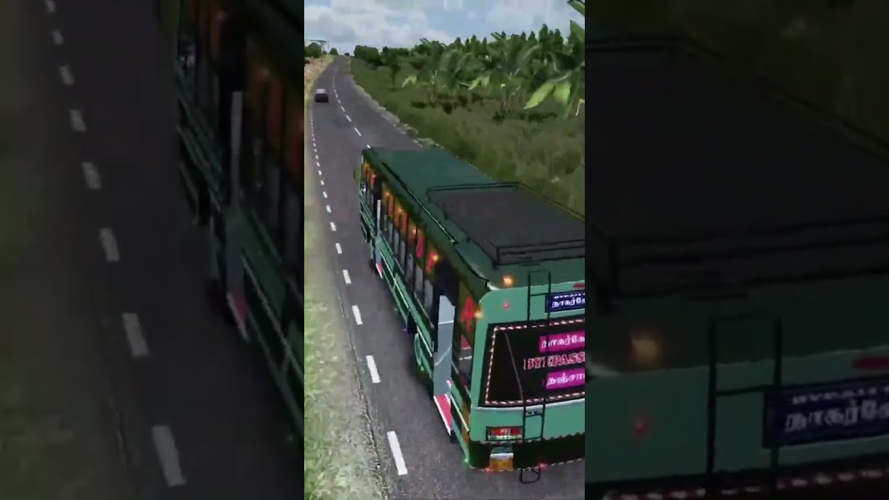 Driver Seat View 💺 | Old TNSTC Bus Power 💥