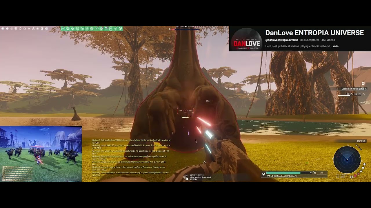 Entropia Universe Proteron  8 globals