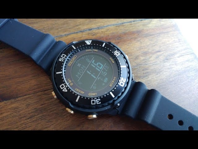 Seiko Digital Tuna Quick Look SBEP005 - YouTube