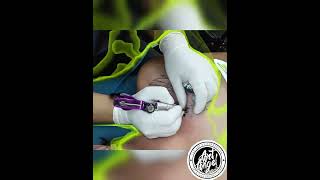 Wings Heart Tattoo on Chest (Art Angel Tattooist)