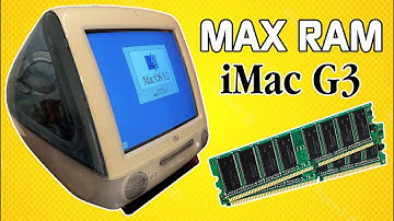 Kun je het RAM-geheugen van je iMac G3 maximaliseren voor betere gaming?