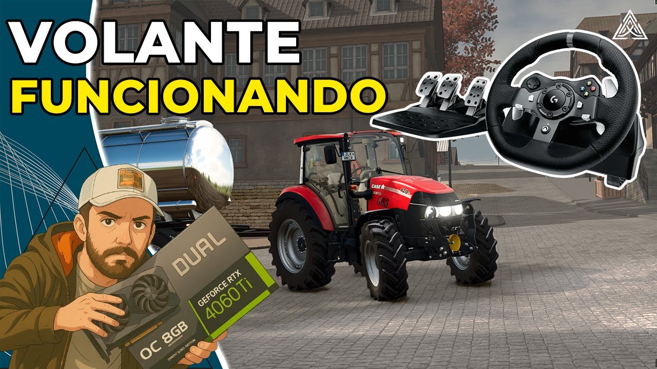 COMO CONFIGURAR G29 / G920 / G923 NO FARMING SIMULATOR 25 - YouTube