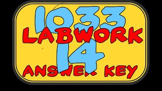 1033 LabWork 14 Answer Key