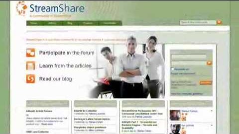 StreamServe StreamShare Document Management Community Tour - German