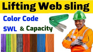 Celebrity Lifting Web Sling color code, SWL and capacity. Net Worth