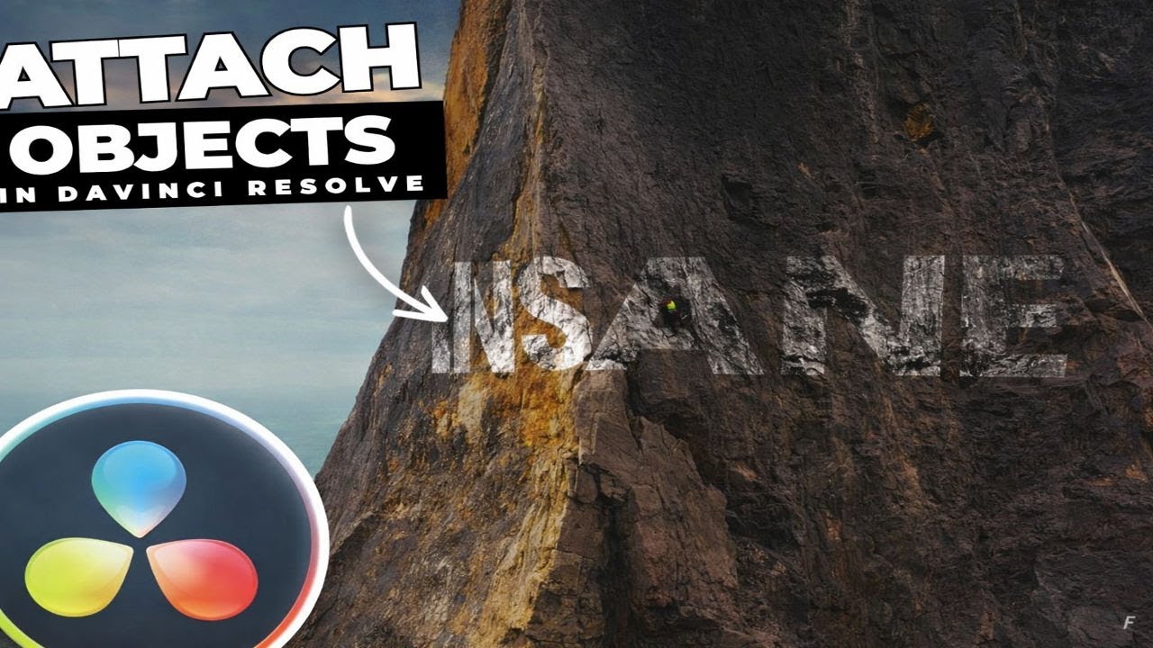 Stick Text or Object to Any Surface in DaVinci Resolve