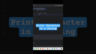 🔹 Print Each Character in a String | Python Shorts
