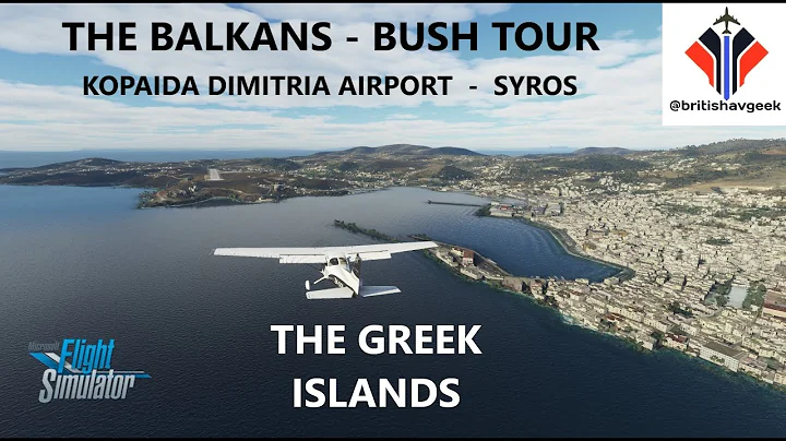 Leg 14 of the Balkans Tour - Flying through Greece in a Cessna on MSFS 2020 in FHD!