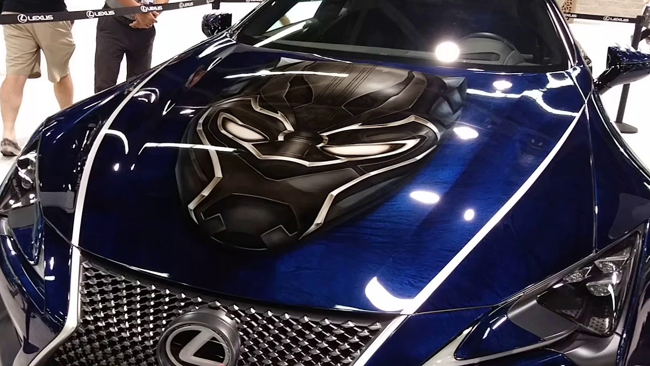 Orange County auto show 2018 ..Black Panter lexus YouTube