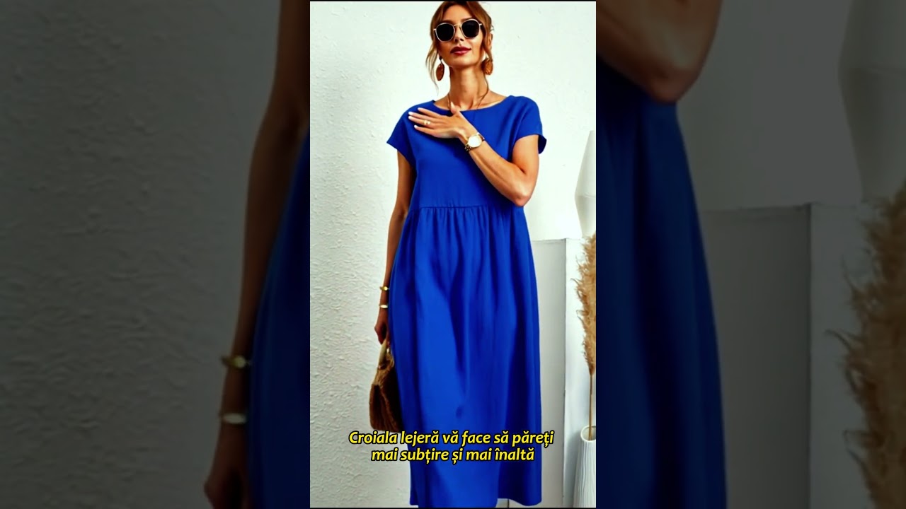 💖💖【8 culori】【S-5XL】Rochie de damă din bumbac și in 2025 cu decolteu rotund și croială lejeră