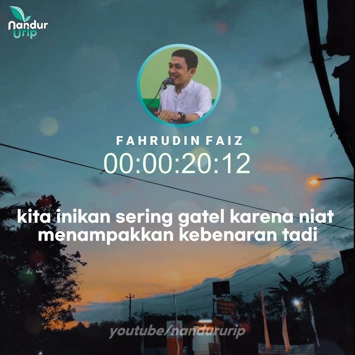 JANGAN LEMAH - Fahruddin Faiz || Story Wa 1 menit