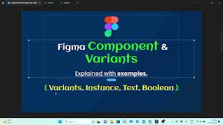 Component & Variants | Master Figma Variants (Variants, Instance, Text, Boolean)