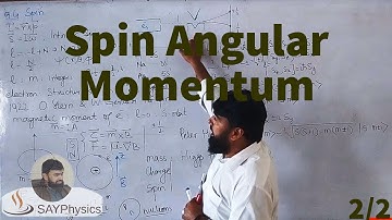 L35.2 Spin: The spin angular momentum