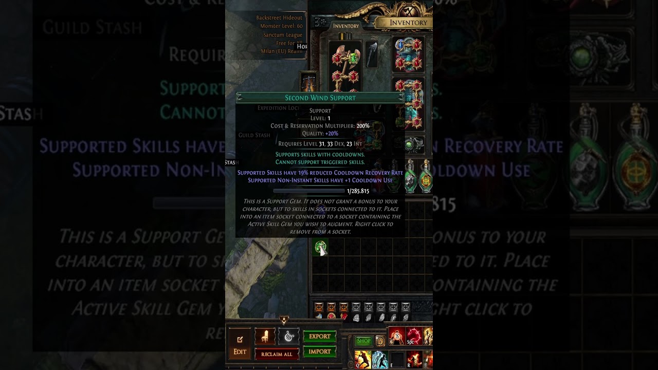 Endless Misery Vendor recipe explained! 