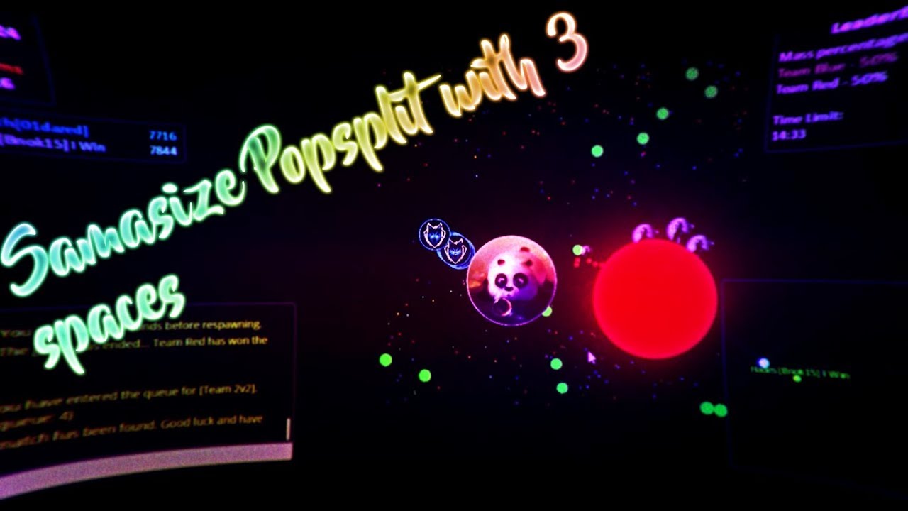 Gota.io-New Popsplit of Yhiita-Samasize Popsplit with 3 spaces