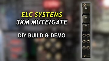 ELC Systems 3KM Mute/Gate DIY Module Build & Demo - Eurorack Modular Synth DIY - #2