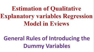 Qualitative explanatory variables regression models part 1 Ch#3, Urdu, Econometrics By Example