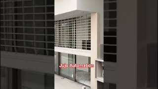 Automatic Grill Rolling shutter | jujofranklin | remote control security gate #jujoautomation