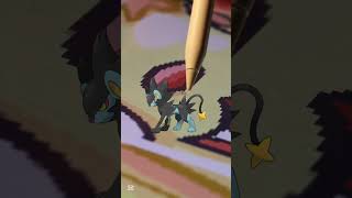 Shiny ✨SHINX✨ IS HERE! Who should I add next?🙆‍♂️ #pokemonart #drawing #anime #pokemon #shinx #art